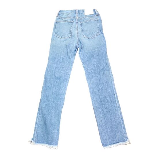 Jonathan Simkhai River‎ High Rise Straight Denim Size 26, Light Wash - Picture 5 of 13